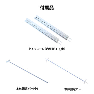 セットディスプレイ セゴLED内照式バックパネルC (1コマ用)