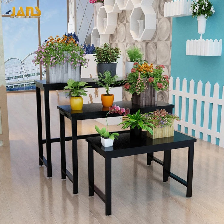 木製フラワーディスプレイスタンド 店舗と花屋の鉢植え向け