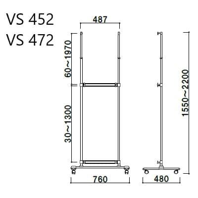 パネルスタンド 2段（A1/A2/B1/B2対応）