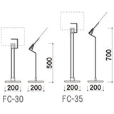 【スチレンパネルに】クリップスタンド片面（A5/A4/B5対応）