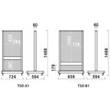 T型スリム電飾スタンド A1/B1