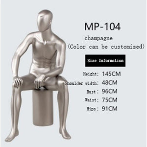 全身 シャンパンカラー 男性マネキン