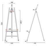 LEDパネル付 イーゼルスタンド