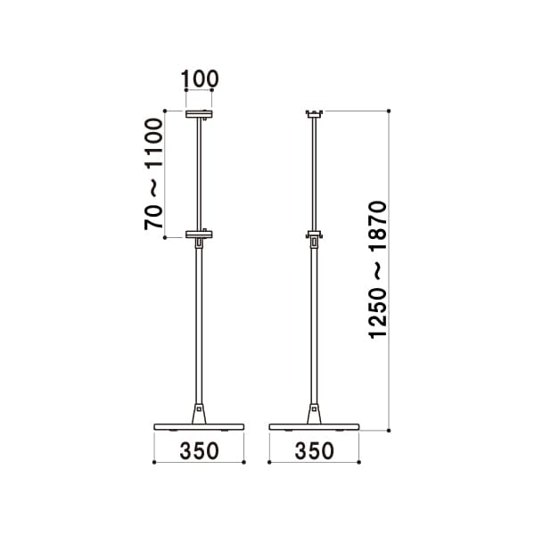 軽量ボード用スタンド片面 （A4/A3/A2/A1/B4/B3/B2対応）｜誉PRINTING

