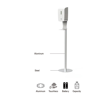 【アルコールスタンド】自動消毒液噴霧器 フロアタイプ｜誉PRINTING