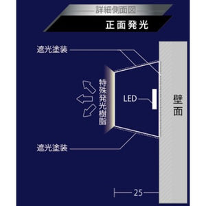 LEDチャンネル文字 正面発光タイプ