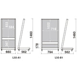 L型スリム電飾スタンド A1/B1