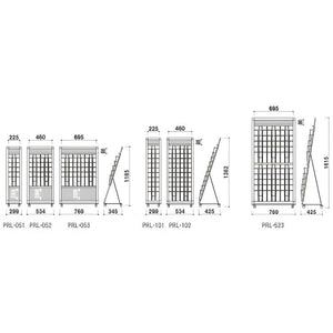 L型カタログスタンド PRL