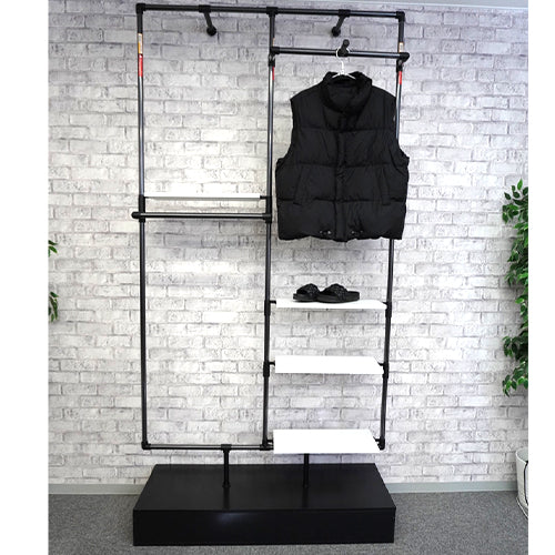 オープンシェルフ ディスプレイラック 衣類と小物の展示に対応 | 店舗