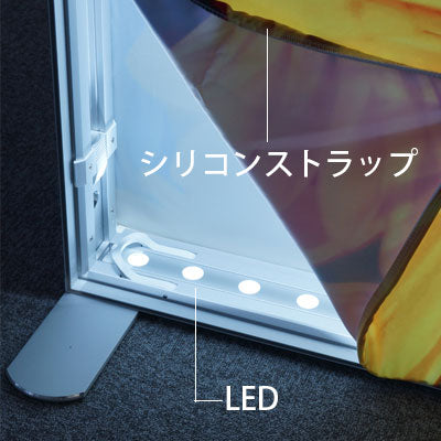 セゴLED内照式バックパネル(両面印刷) 100×200|バックパネルの