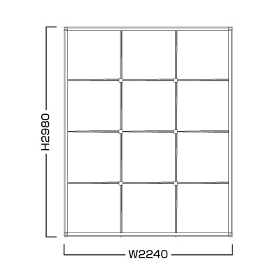 レゴポップアップ 3W×4H