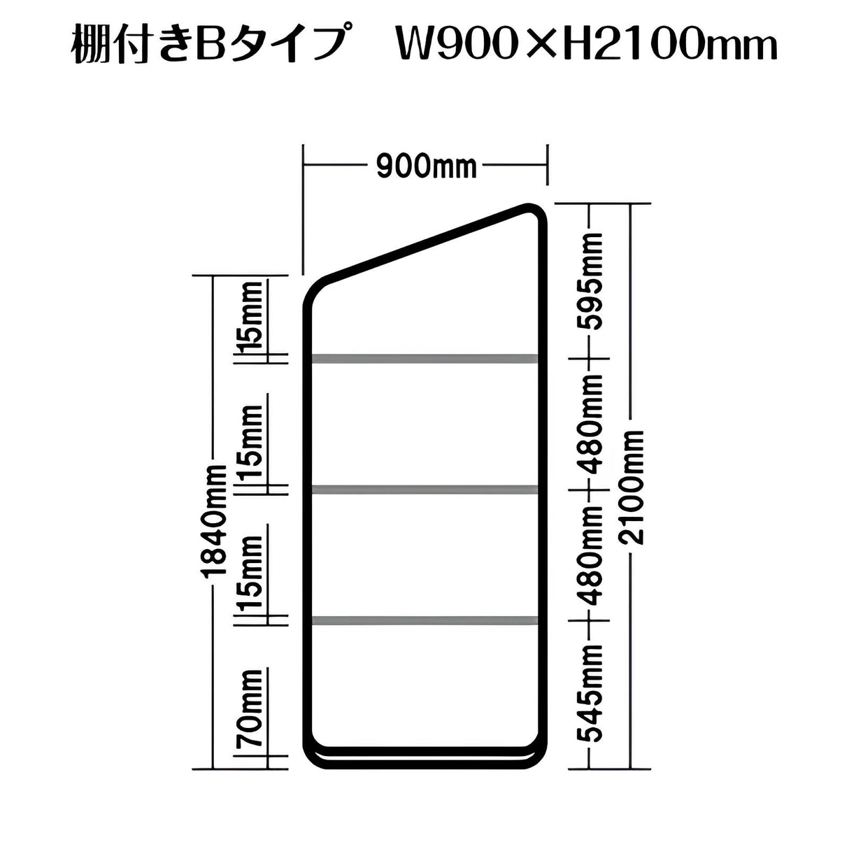 セットディスプレイ アングルバナーセット C（1コマ用）