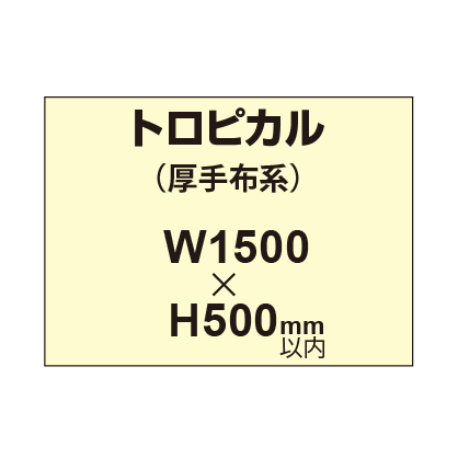 トロピカル （薄手布系）【W1500～H500mm以内】