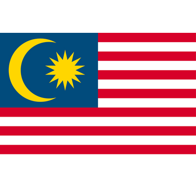 旗(世界の卓上旗) マレーシア-05016301B