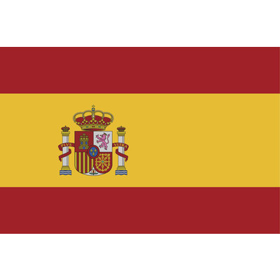 旗(世界の国旗) スペイン 紋あり 140×210cm-04507801D