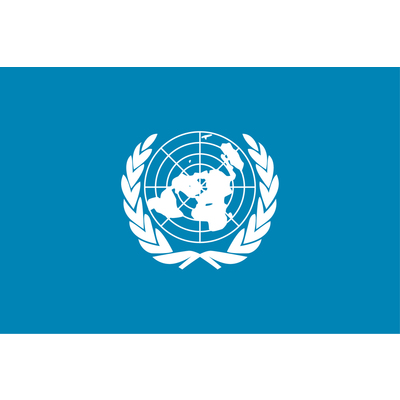 旗(世界の卓上旗) 国際連合-05018801B