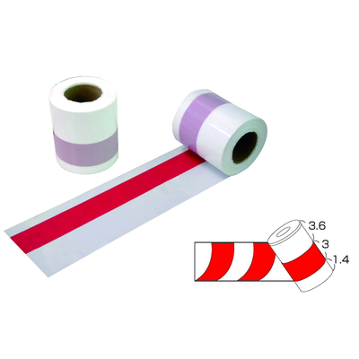 ビニール紅白テープ 8cm×50m巻-015005001