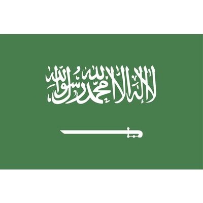 旗(世界の国旗) サウジアラビア 140×210cm-04506401D