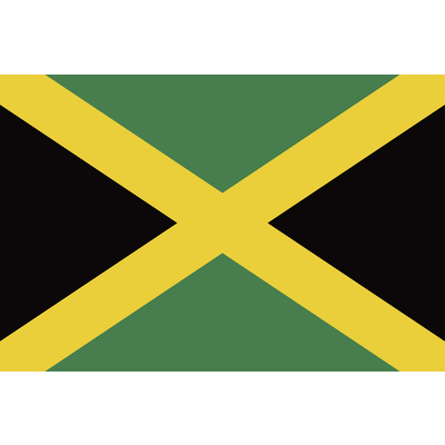 旗(世界の国旗) ジャマイカ 90×135cm-04507101C|世界の国旗・安全旗