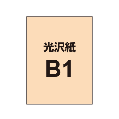 【B1】ポスター印刷（光沢紙）