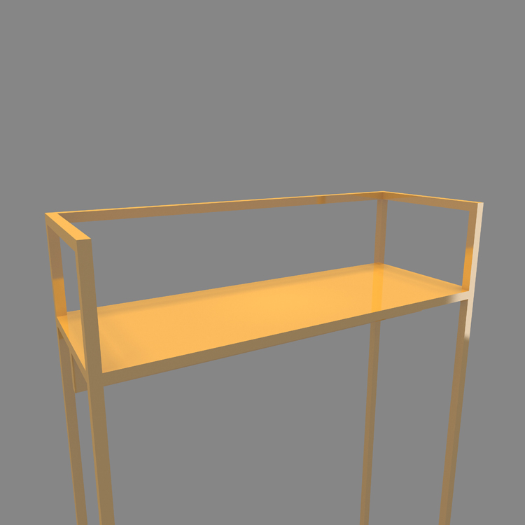 衣料品店の衣料品店の家具デザインのためのゴールドメタル家具デザイン