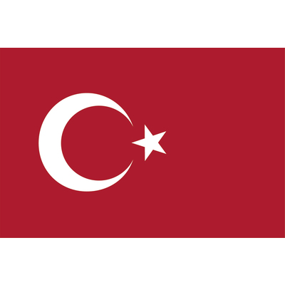旗(世界の国旗) トルコ 90×120cm-04511401B