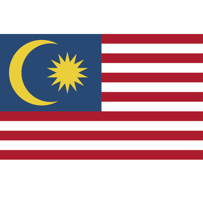旗 世界の国旗 マレーシア 90 1cm b 世界の国旗 安全旗 衛星旗の通販なら誉プリンティング