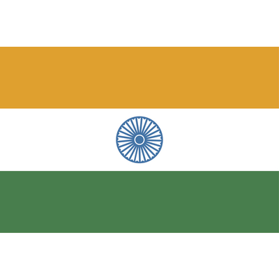 旗(世界の卓上旗) インド-05001801B