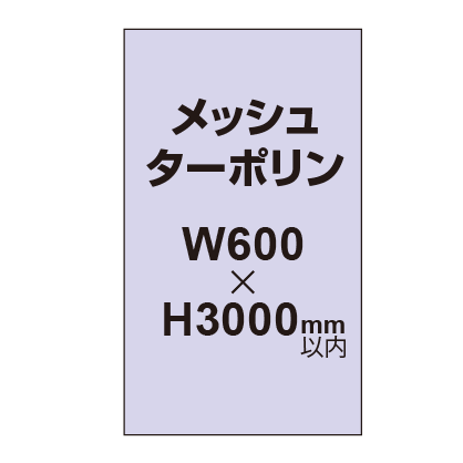 メッシュターポリン印刷 600×3000