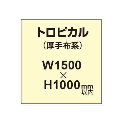 トロピカル （薄手布系）【W1500～H1000mm以内】